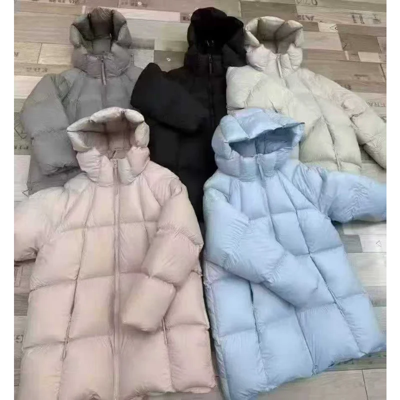 Down Padding Lightweight Padded Jackets White Duck Down Women's Winter Down Jacket Hooded Korean Version of The Casual Jacket