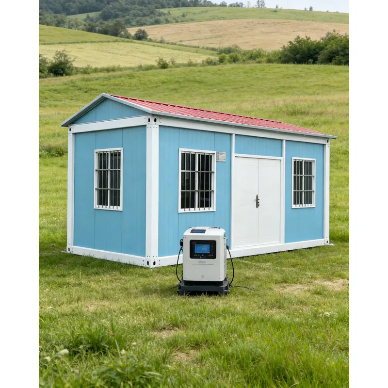 

20ft Prefab Folding Container Home Modular Mobile House Quick Install for Office Residential Use