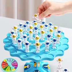 Spaceman Balance Tree Toy Set Children's Balance Match Game Toys Kids Balancing Board Gifts Parent-Child Interaction Table Games