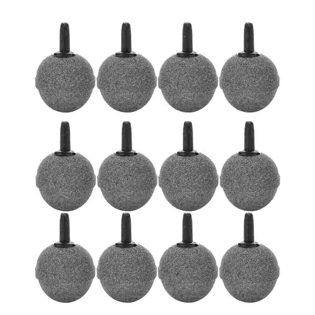 12 Pcs Durable Air Stone Airstones for Fishtank Bubble Diffuser Aquarium Pump Accessories Mineral