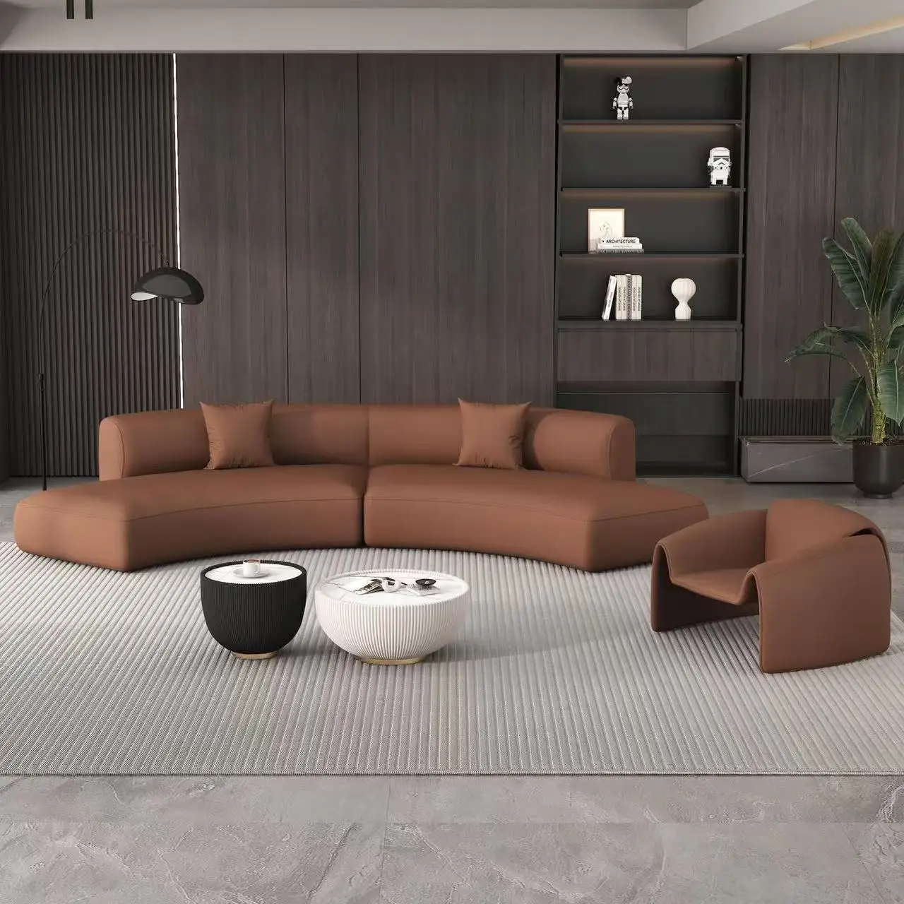 Office rest, reception area, color matching, sofa, coffee table, combination, negotiation