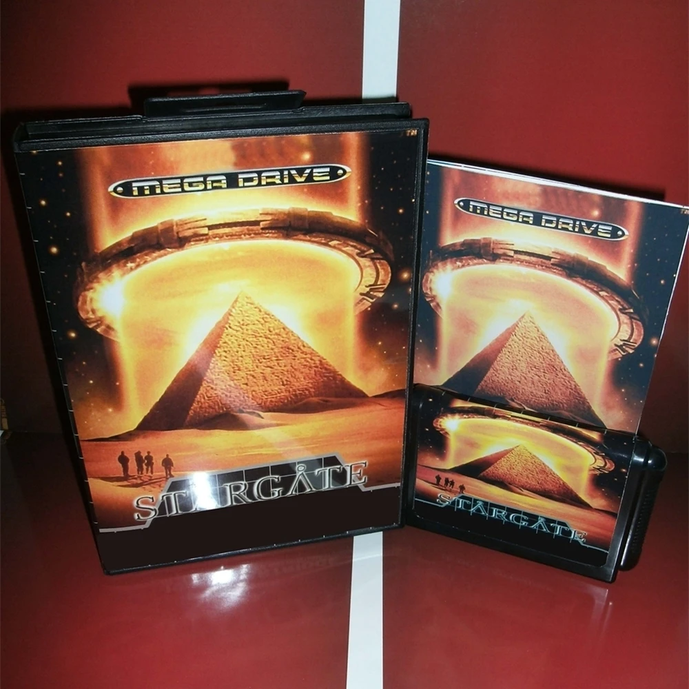 New Arrival Stargate 16bit MD Game Card With Retail Box & Manual Book For Sega Mega Drive/ Genesis