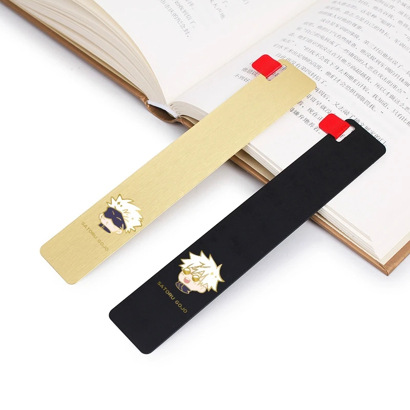 Anime Jujutsu Kaisen Satoru Gojo	Geto Suguru Itadori Yuji Cosplay Q Version Cute Metal Bookmark High Appearance Level  Ambitus