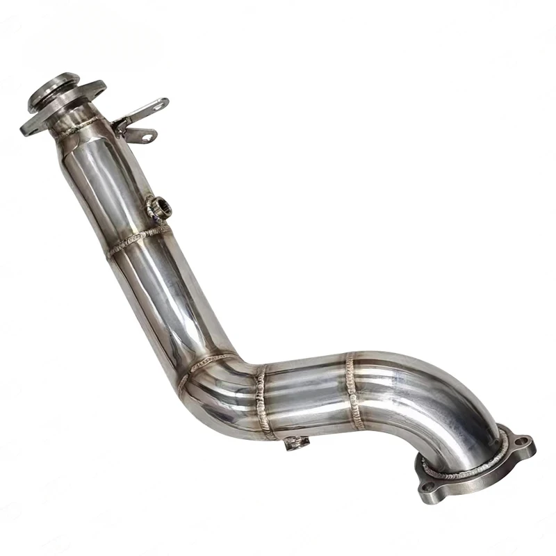 High Performance hot sellin Flow Stainless Steel Catless Exhaust Downpipe For Mercedes Benz SLC 300 M271 Four cylinder M274