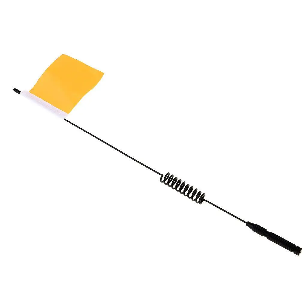 11.4 Inch Metal Decorative Antenna with Flag Accessories for 1/10 RC Car