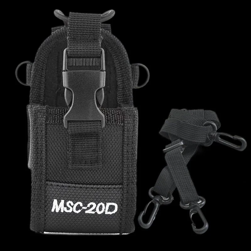 Walkie Talkie Pouch with Adjustable Strap for UV-5R BF-888S; Durable Two Way Radio Case