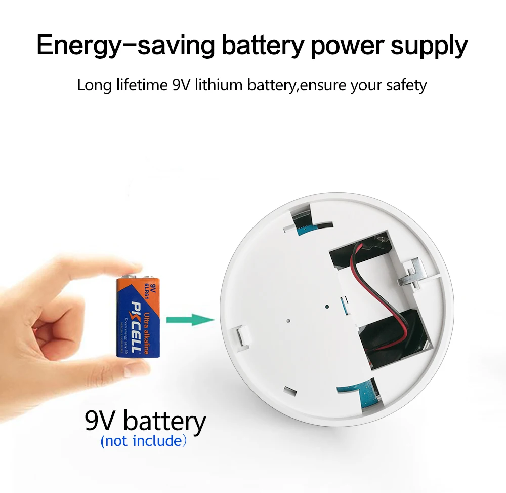 Independent Smoke Detector Sensor Fire Alarm Home Security System Firefighters Work With Tuya WiFi Smoke Alarm Fire Protection
