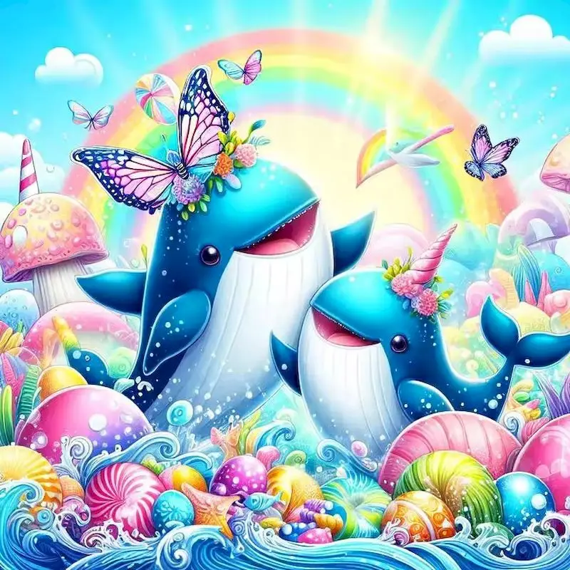 

GATYZTORY New Arrival Diamond Painting Dolphin Animal Wall Decor DIY Embroidery Kits Mosaic Sunset Handmade Hobby