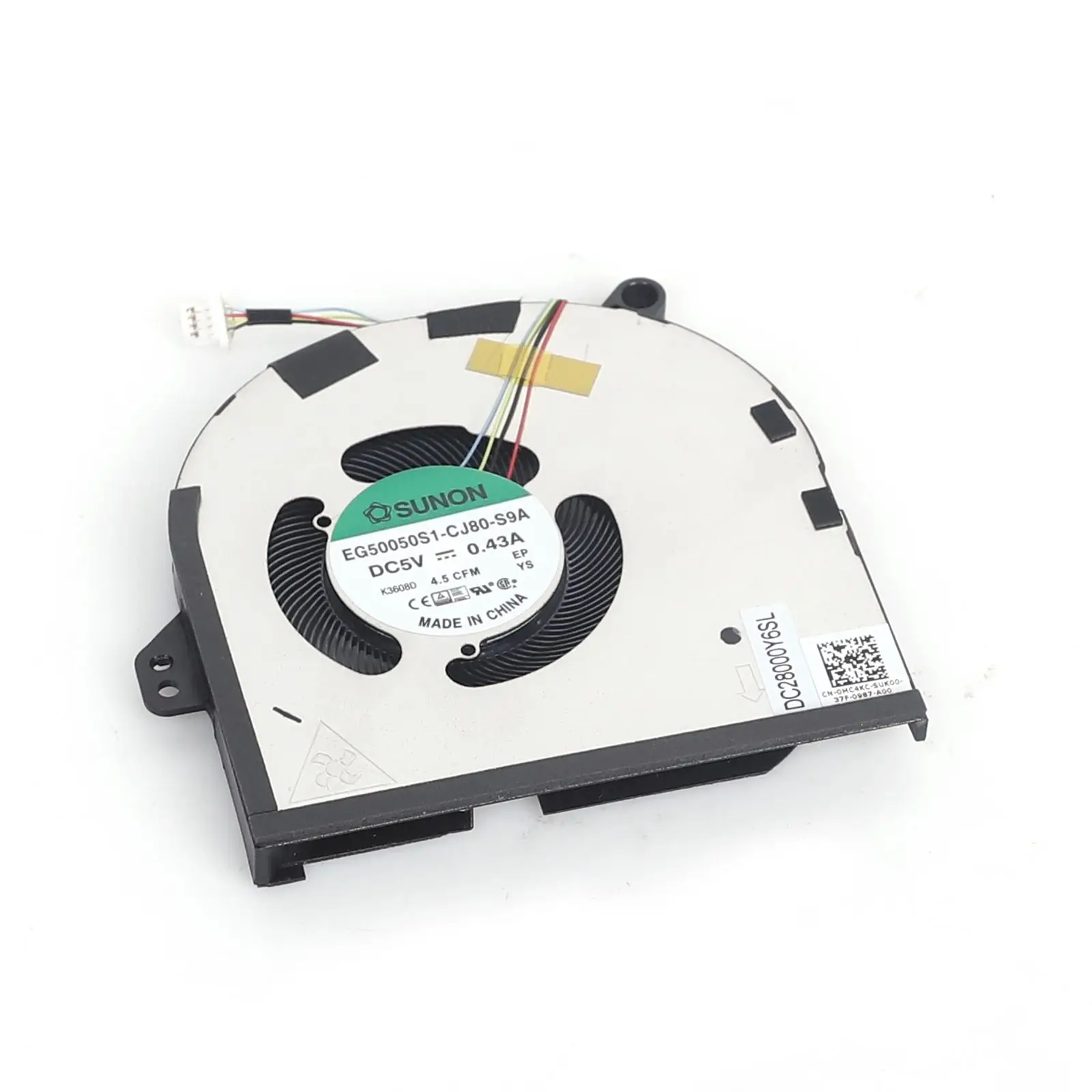 Вентилятор охлаждения ноутбука для DELL XPS 15 9500 9510 Dell Precision 5550 (L+R,ORG)