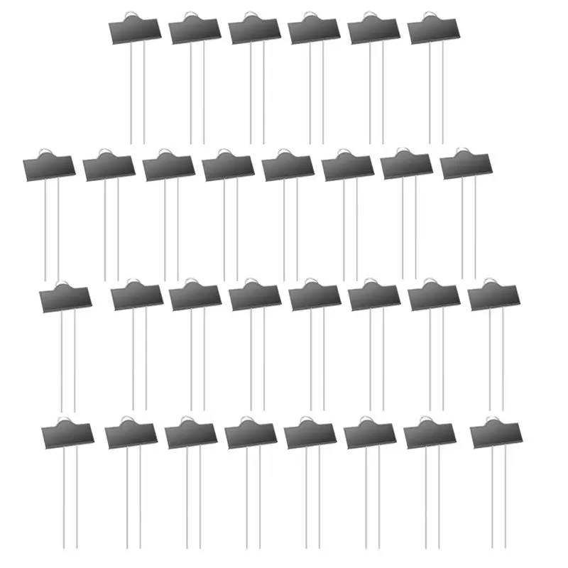 YANA50I Metal Garden Label Tall Markers 30 Pack Stainless Steel Plant Labels Weatherproof For Plants Vegetables With A Pen