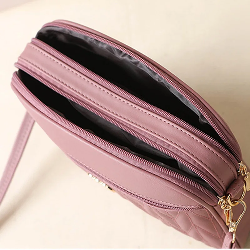 Neue Damenhandtasche im Trendigen Design mit Großer Kapazität, Hochwertige Leder-Umhängetasche, Geldbörse, Modische PU-Schultertasche mit Stilvollem Aussehen – Detail 4