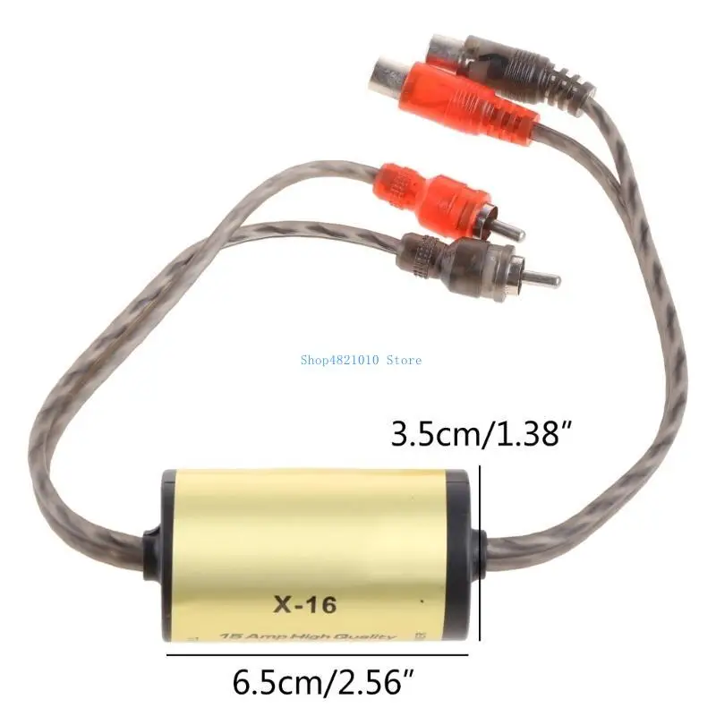 T3LF ضوضاء صوت التداخل-Eleminator حلقة الأرض مرشحات ضوضاء isolator للسيارة