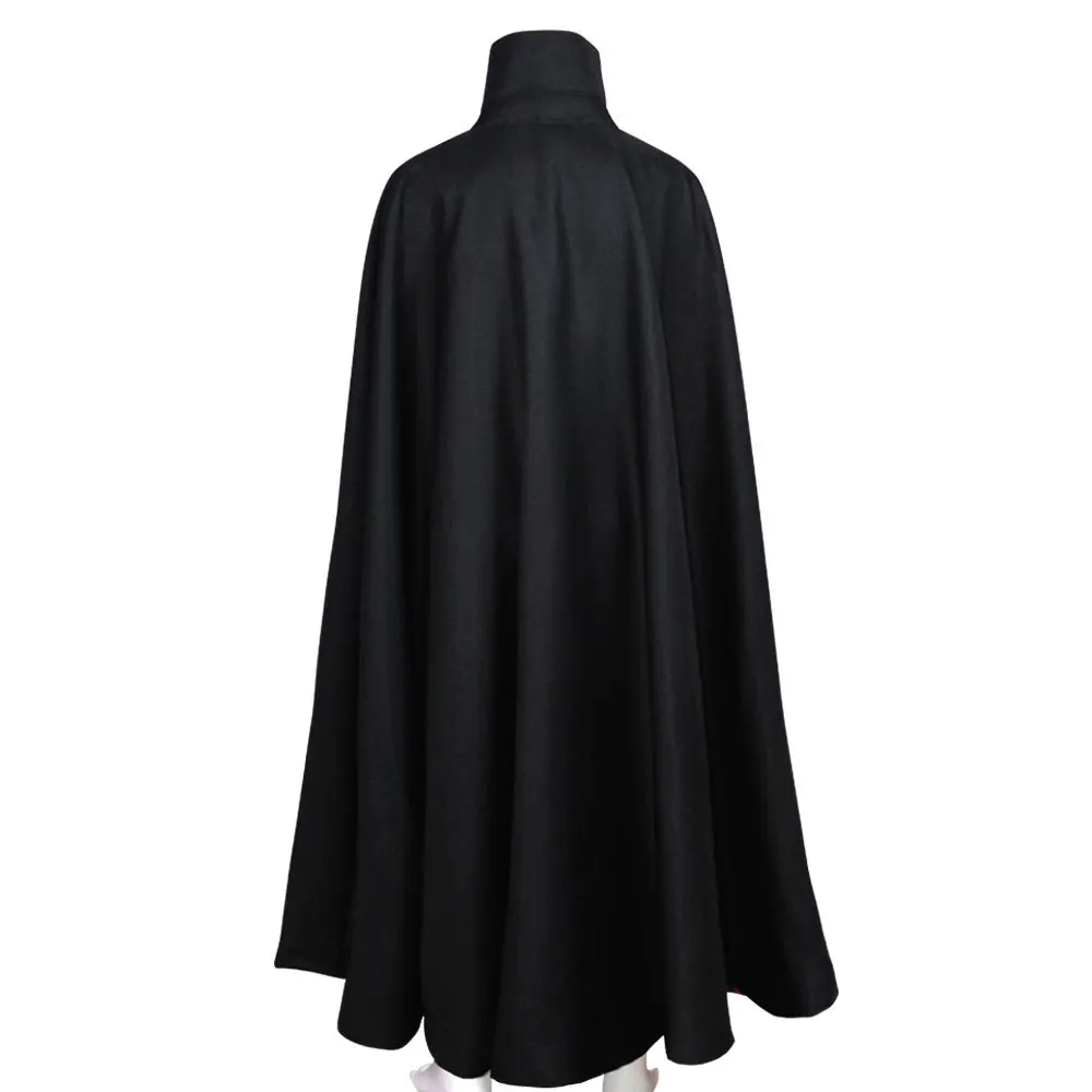 Costume di Halloween per uomo donna bambini femmina ragazza ragazzo adulto morte spaventoso diavolo ruolo rosso nero strega vampiro mantello lungo mantello con cappuccio