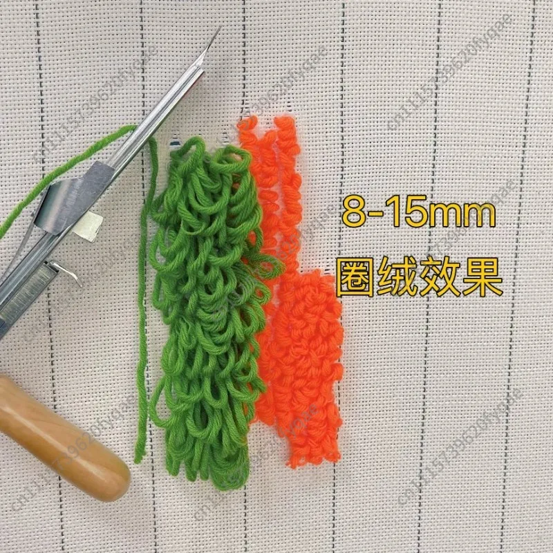 Manual Tufting Tool – Handheld Puncher Needle for Loop Pile Rug Making, DIY Carpet Craft Punch Needle Gun