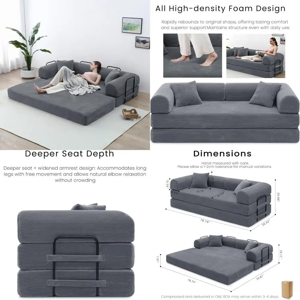 Folding Sleeper Sof… - image