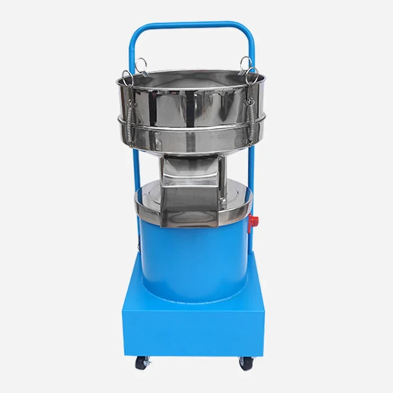 الكهربائية الغذاء غربال تهتز غربال صغير الفولاذ المقاوم للصدأ ماكينة الغربلة مسحوق الطلاء رذاذ ماكينة الغربلة 220 فولت 380 فولت