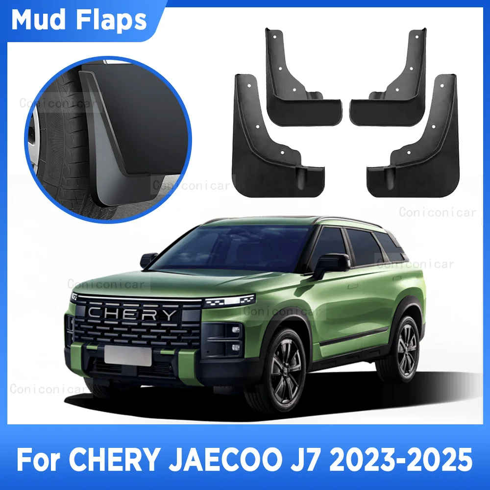

For CHERY JAECOO J7 2023-2025 Mud Flaps Splash Guard Mudguards MudFlaps Front Rear Fender Auto Styling Car Accessories 4PCS