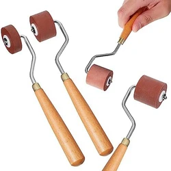 Druck herstellung Brayer Gummi Brayer Roller Pinsel Tinte Applikator Kunst handwerk Ölgemälde Werkzeug für die Druckgrafik (3 Stück)