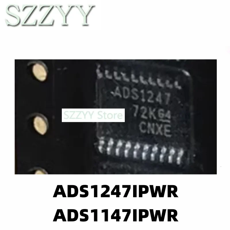 5PCS ADS1247IPWR ADS1247 ADS1147IPWR ADS1147 Analog to Digital Converter Chip TSSOP