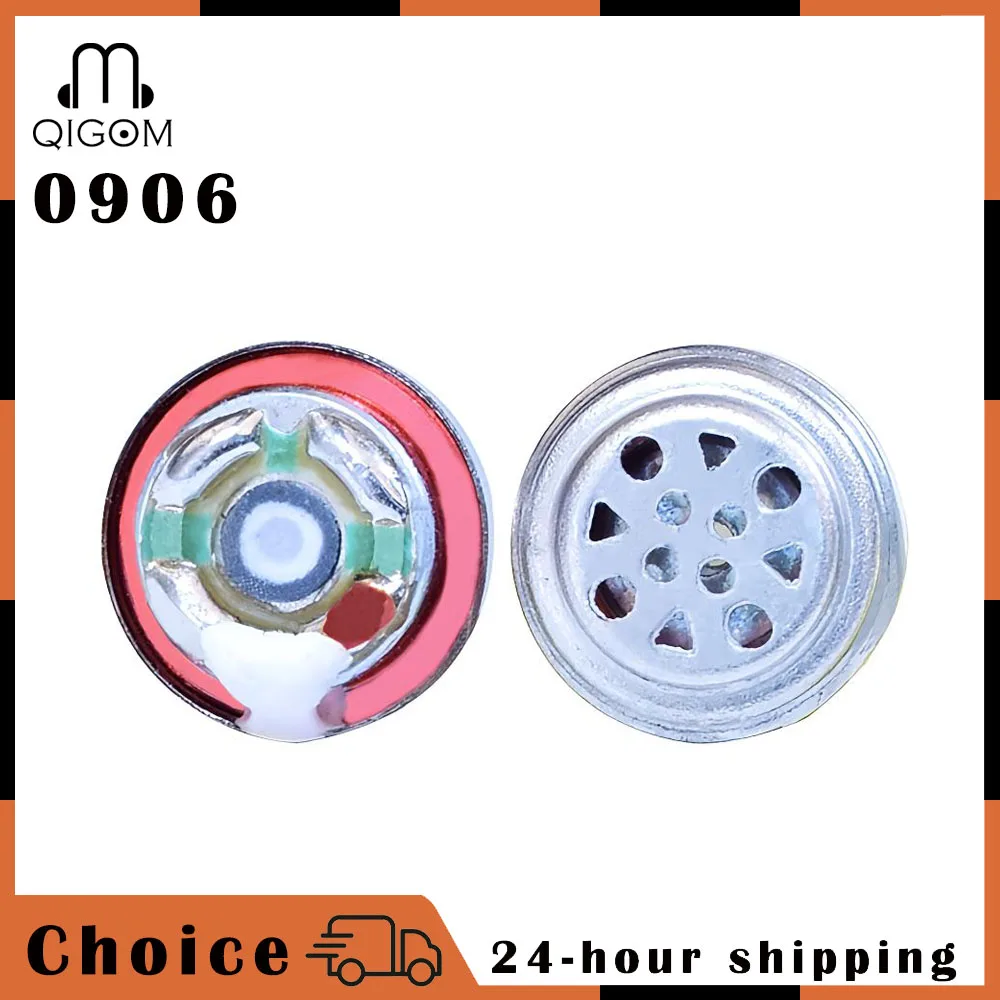 

QIGOM Earphone Sound Unit HIFI Heavy Bass Drive 9.2MM 32ohms 104dB Headset DIY Electronics 0906 1 Pair