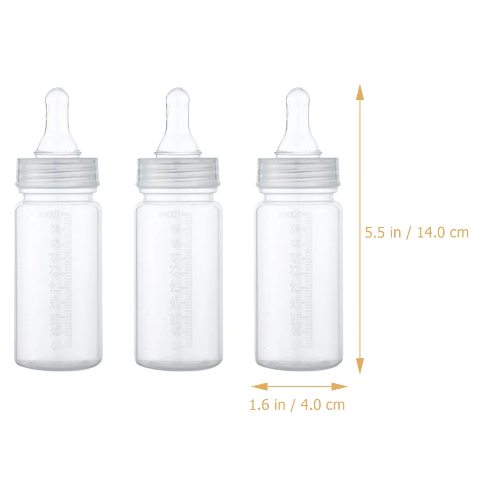 3pcs Disposable Baby Milk Bottle Once-off Milk Feeding Bottle Nursing Bottle Once-off Baby Feeding Bottle