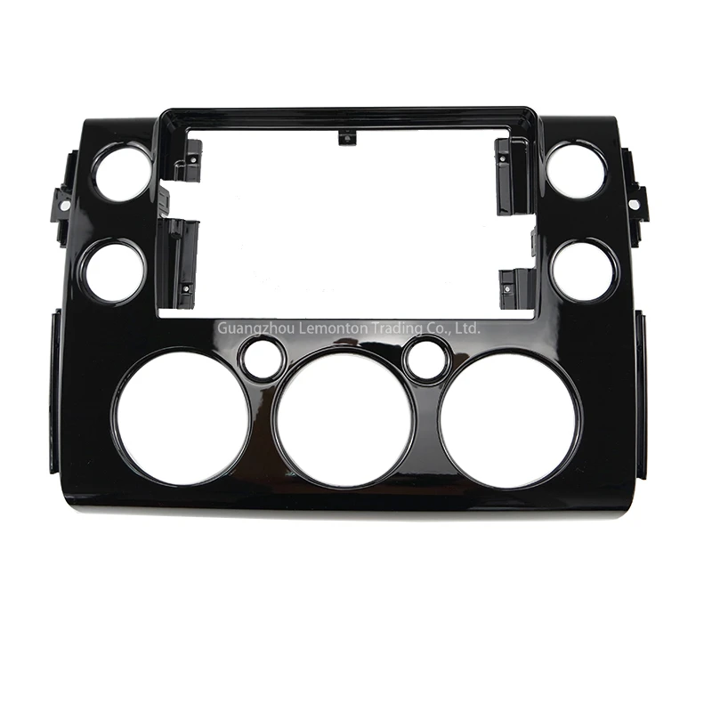 2 Din Car DVD Frame adattatore per montaggio Audio Dash Trim kit Facia Panel 9 pollici per TOYOTA FJ CRUISER 2007 + doppio lettore Radio Din