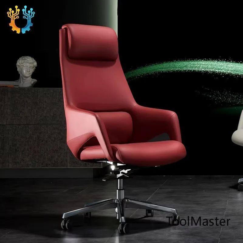 

[2026]Modern Executive Swivel Chair High Back Reclining Feature Lumbar Support Luxury Office Manager Computer Furniture