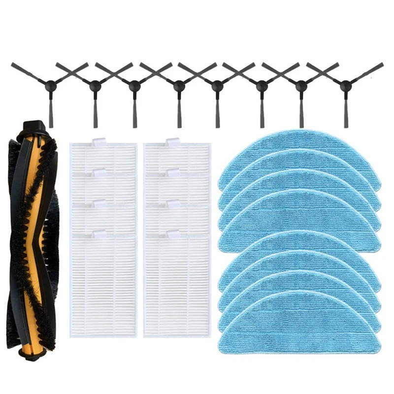 

Hot SV-For Blaupunkt Bluebot XBOOST / XPRO Replacement Accessories Main Side Brush Hepa Filter Mop Cloth