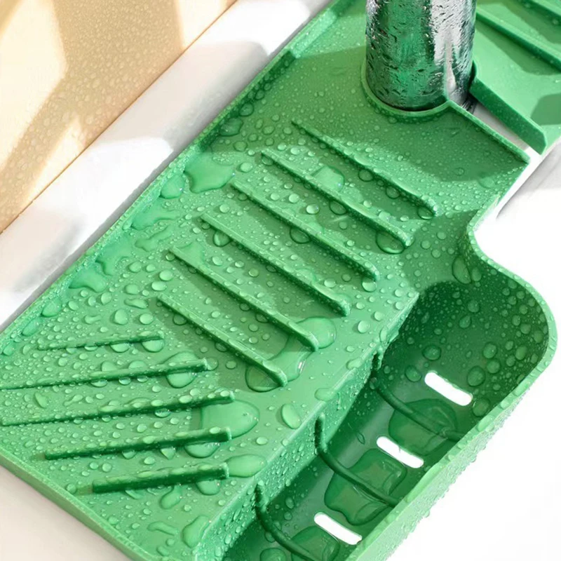 Home Kitchen Silicone Sink Storage Drainage Organizer Multifunctional Table Splash-proof And Mold-proof Mats