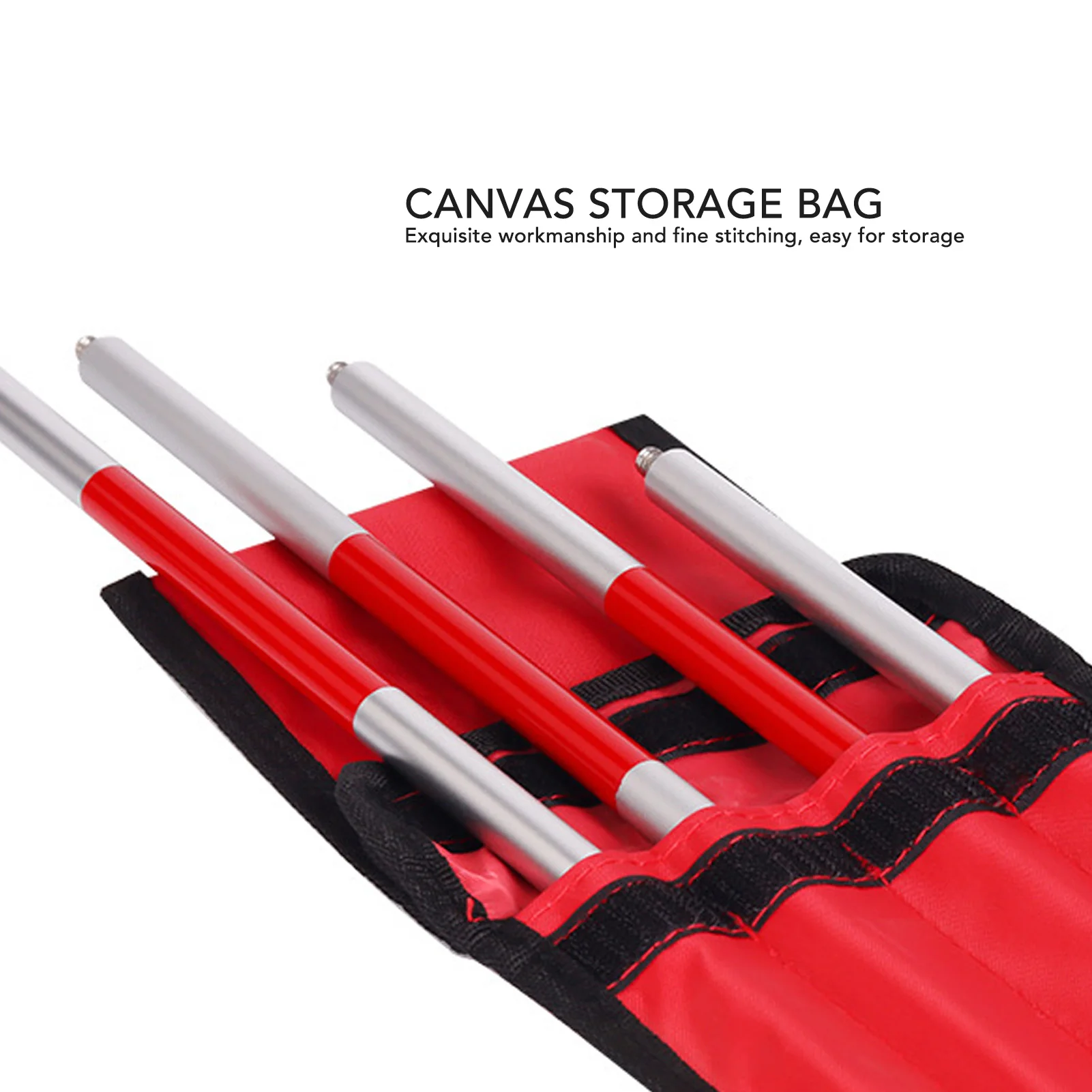 

Prism Rod Total Station Prism Pole Prism Pole 4 Section 1/4in Thread Aluminum Alloy Total Station Surveying Prism Rod