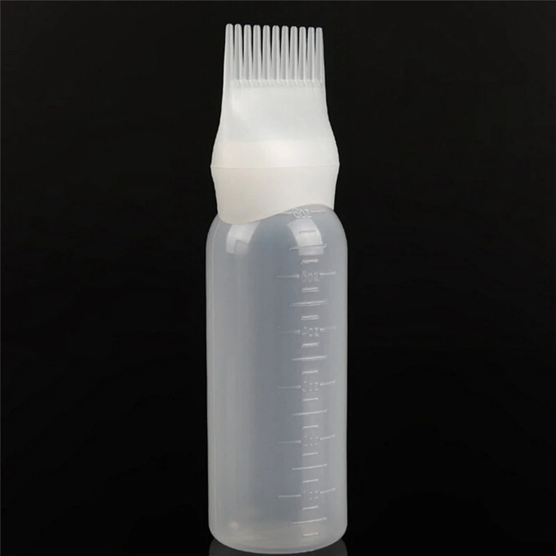 4x Färben Shampoo Flasche Ölkamm 120ml Haar werkzeuge Haar färbemittel Applikator Pinsel Flaschen Styling-Tool Haarfärbung