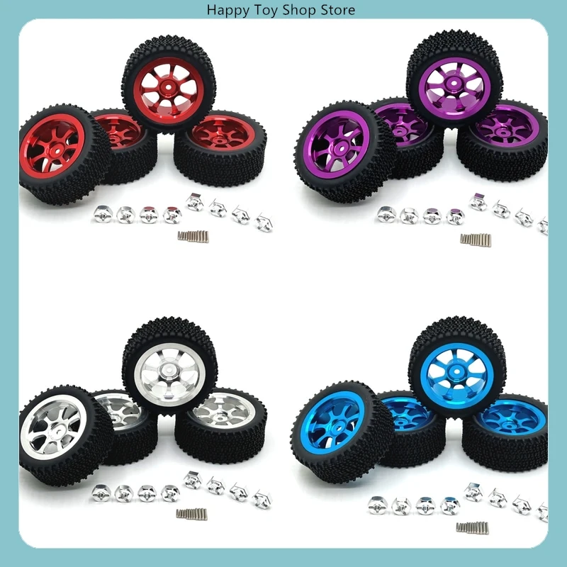 

MJX 14301 14302 14303 WLtoys 1/14 1/12 RC Car Metal Wheel Hub Tires Spare Parts