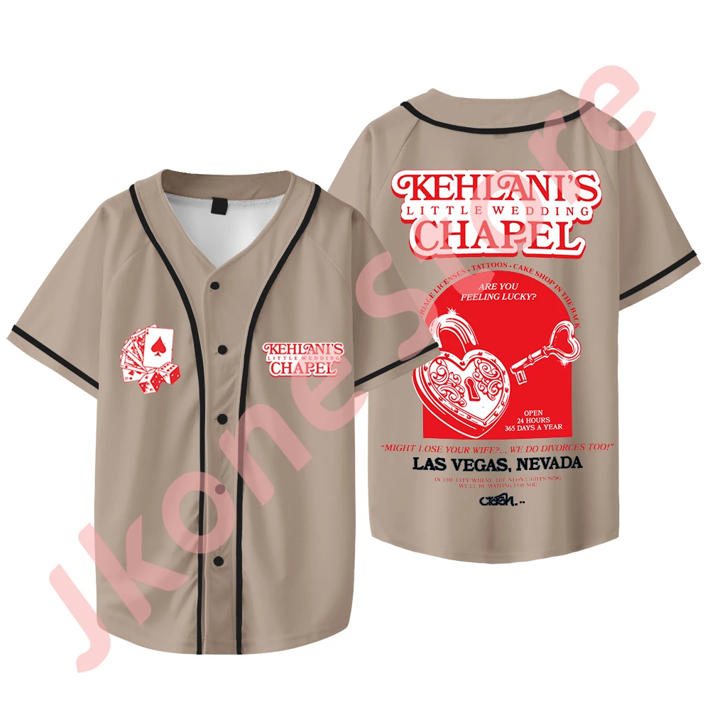 Kehlani Crash Chapel Merch Baseball Jacket Tour Logo Tee Cosplay Women Men Fashion Short Sleeve T-Shirts