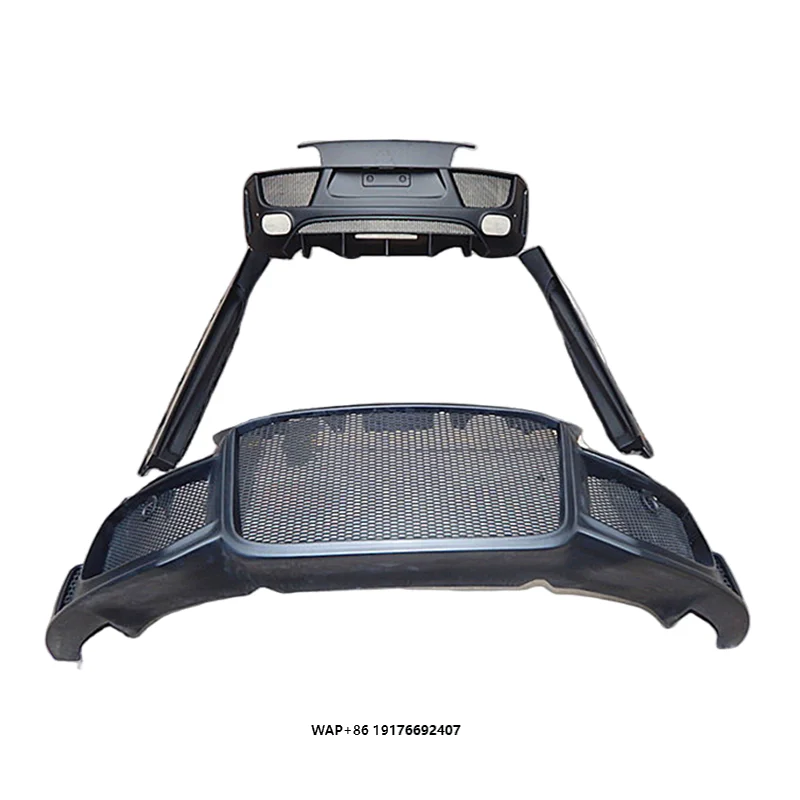 

R style fiberglass front bumper rear bumper side skirt for R8 V8 V10 body kit 2008-2015