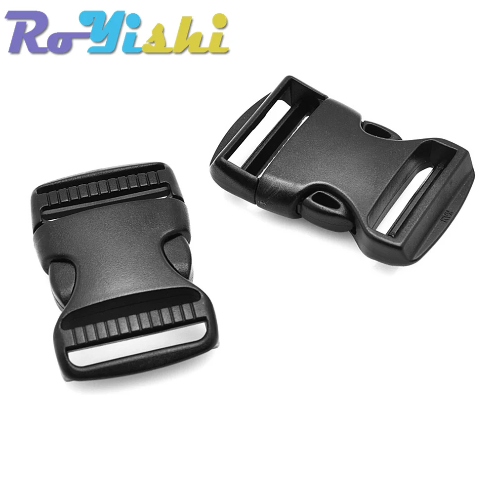 20mm 25mm 32mm~50mm Plastic Hardware Dual Adjustable Side Release Buckles Molle Tatical Backpack Belt Bag Parts Strap Webbing