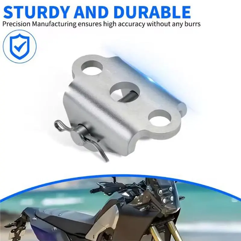 Stainless Steel For Ténéré 700(2021-2025) Motorcycle Footpeg Mounting Bracket Set Of 2(Bolts Included)-Boom