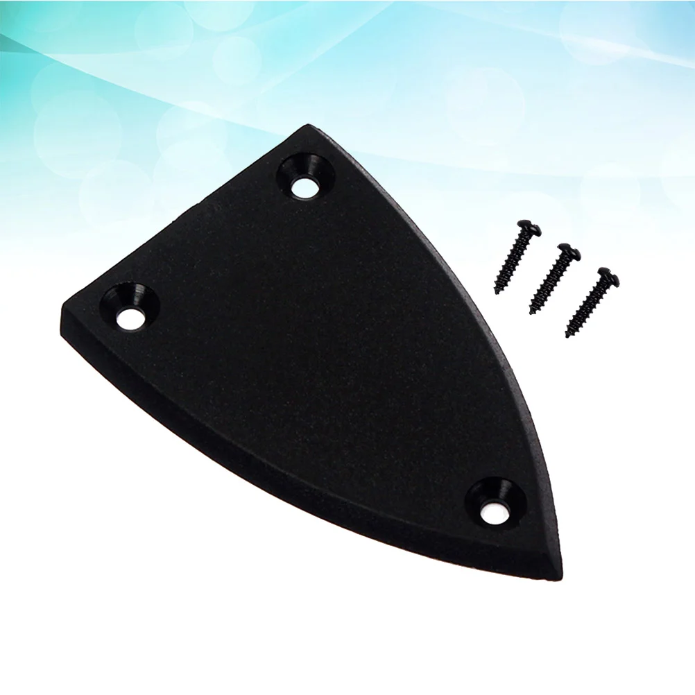 

3 Holes Triangle Truss Rod Cover Electric Guitar Truss Rod Cover With Screws Guitar Bass Parts Accessories Set of 2