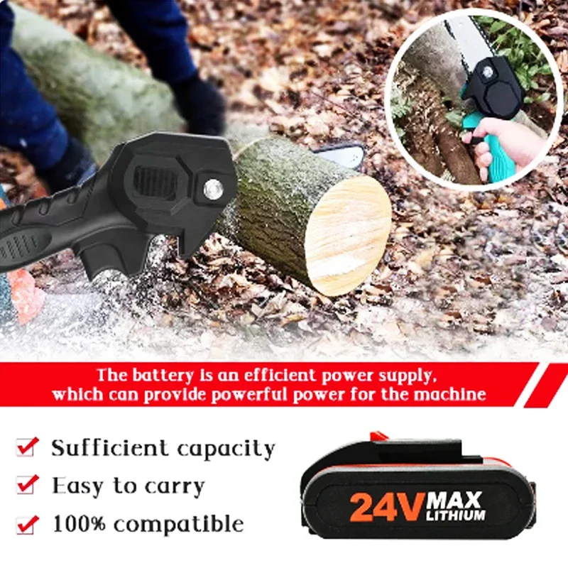 12800mAh 24V MAX lithium battery, cordless screwdriver power tool replacement battery, electric drill, etc. 2A charger