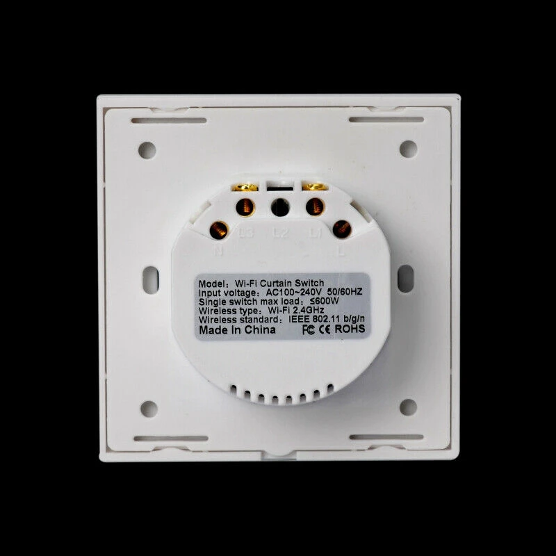 Interruptor de cortina inteligente con Wifi, Control remoto, persiana enrollable inteligente, Compatible con Alexa, Amazon ECHO, Google Home, 86Mm