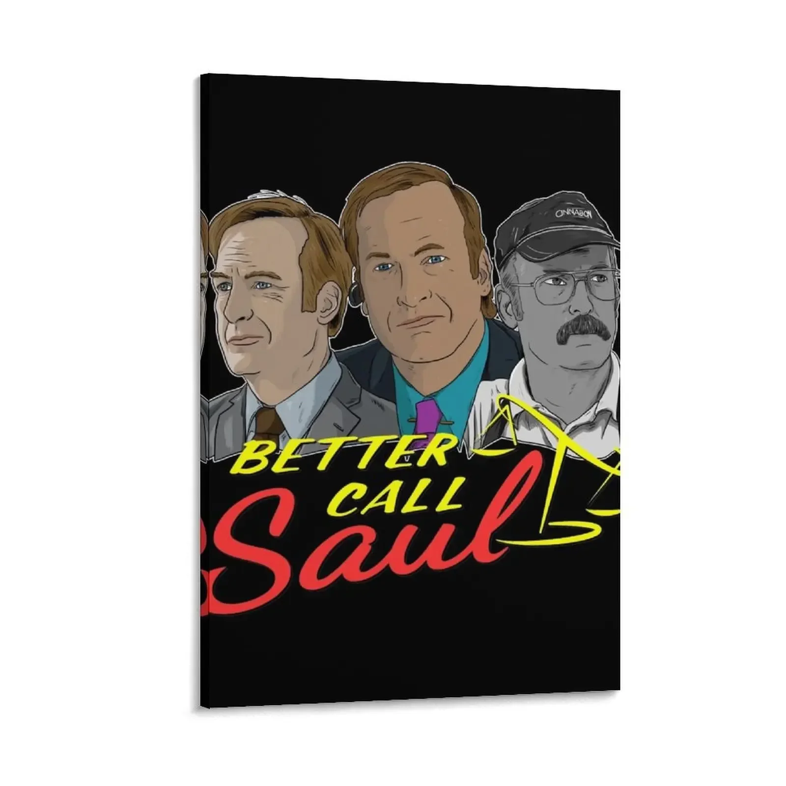 

The Many Faces of Saul Goodman Canvas Painting room decors aesthetic Paintings on canvas for living room home decors accessories