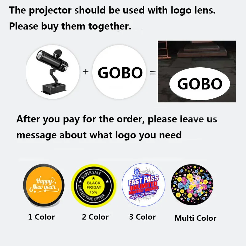 Logotipo projetor publicidade luz ip65 projetor à prova d15 água 15w 25 35 lâmpada de projeção ao ar livre gobo logotipo projetor sinal exibição