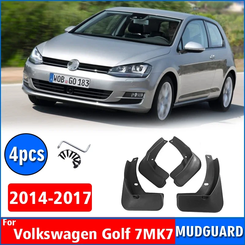 

2014-2019 FOR Volkswagen VW Golf 7 mk7 Mudguard Fender Mud Flap Guards Splash Mudflaps Car Accessories Front Rear 4pcs