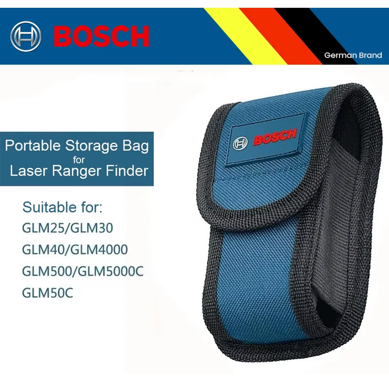Bosch GLM40 Dust Nylon Canvas Bag Laser Rangefinder Protective Cover for GLM 25/30 40/4000/50C/500C Series Distance Meter Levels