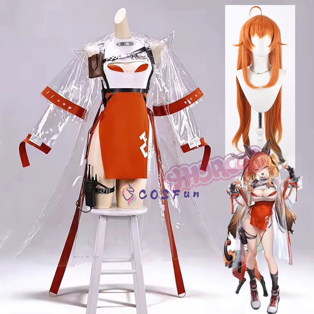 

Костюм для косплея аниме-персонажа Никке Иннинг, парик, наряд для косплея в стиле аниме, карнавальный костюм для Хэллоуина, COSFun