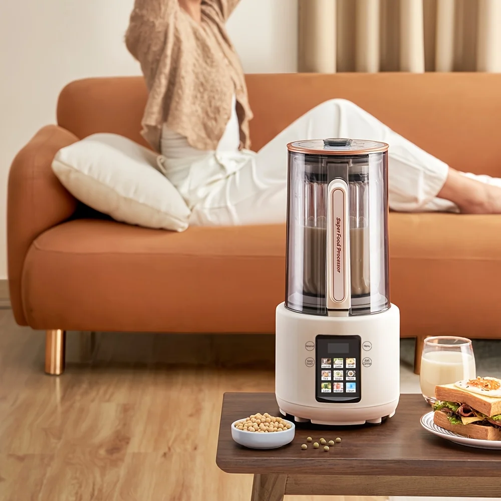 صانع حليب فول الصويا متعدد الوظائف بسعة كبيرة 50 أونصة، وخلاطات وظيفة التنظيف التلقائي