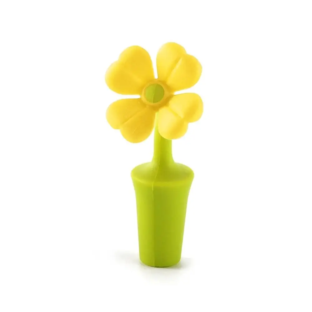 

Silicone Wine Bottle Stopper Flower Type Leak Proof Beer Cap Stopper Durable Wine Bar Accessories Bottle Sealer Stoppers