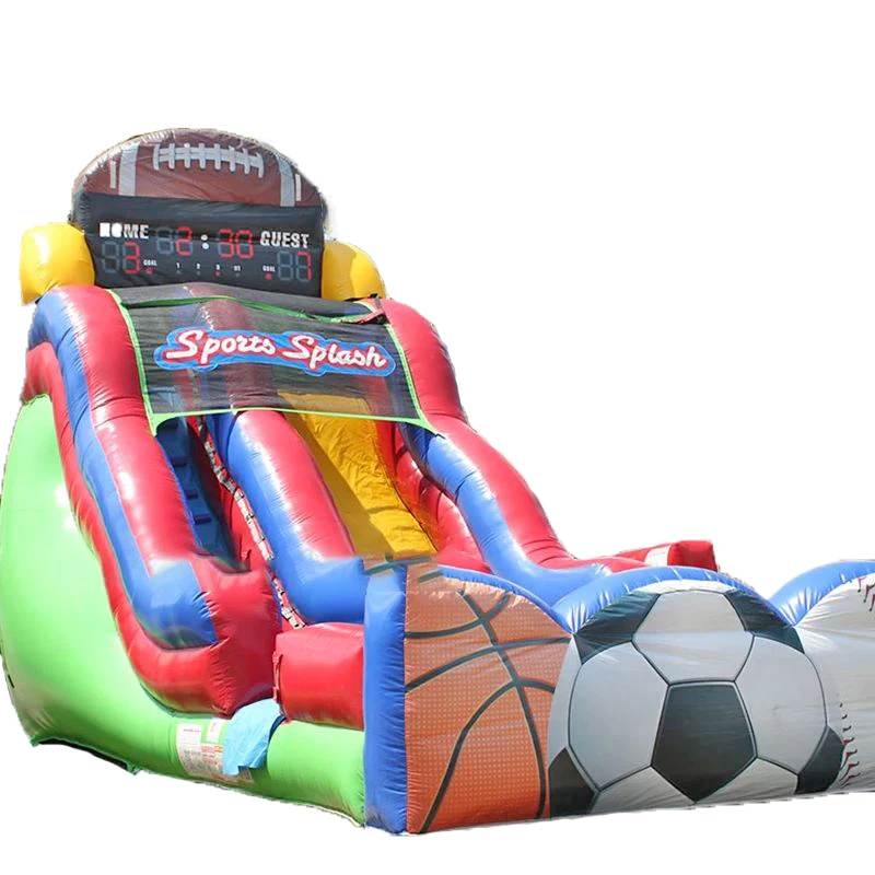 Inflatable Land Slide Outdoor , Factory Price, Including Blower 100% PVC Commercial Dry Slide for Backyard, Park
