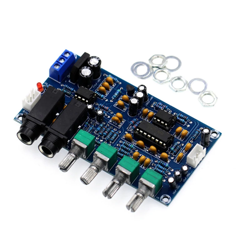 PT2399 Dual AC12 Microphone Amplifier BoardV Digital Karaoke Reverberation Board