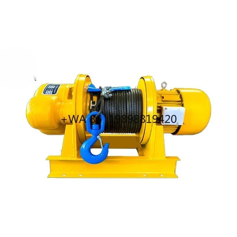 Efficient Multi-Functional Custom Hoist with Pure Copper Movement and Sealed Gearbox 1 Ton Electric Winch Hoist Super Power