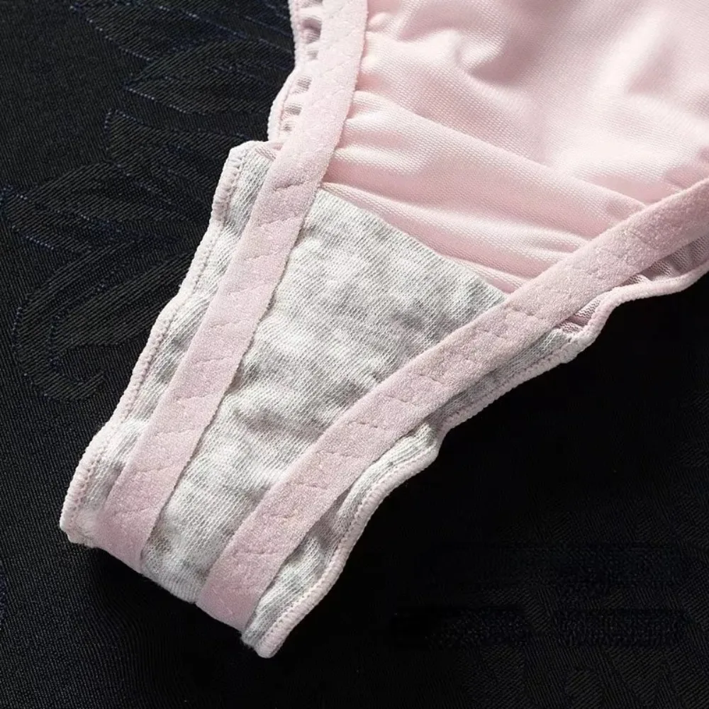 

New Ultra-thin Thong Underpants Ice Silk G-String Women's Panties Girls Intimates Lingerie Seamless Perspective Underwear